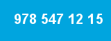 978 547 12 15 978 547 12 15